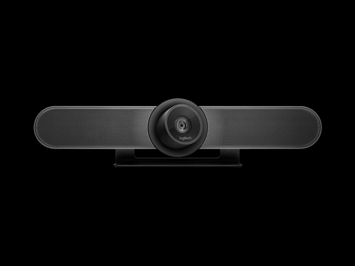 Logitech MeetUp video conference camera, front view