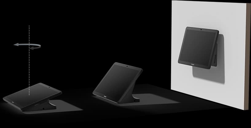 Yealink CTP25 touch console, mounting options