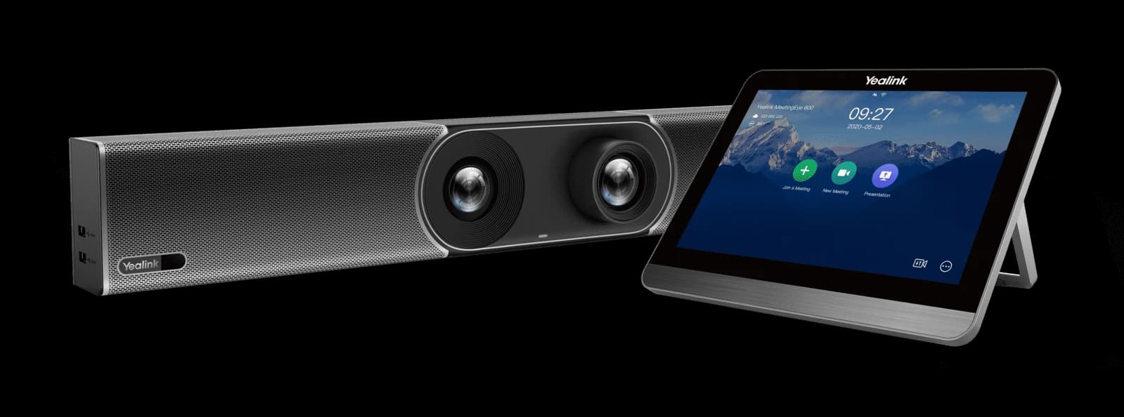 Yealink MeetingEye 600 video bar with touch console